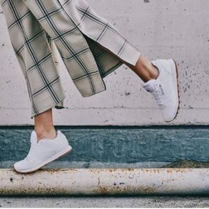 NEW Reebok Classic Leather White Sneakers